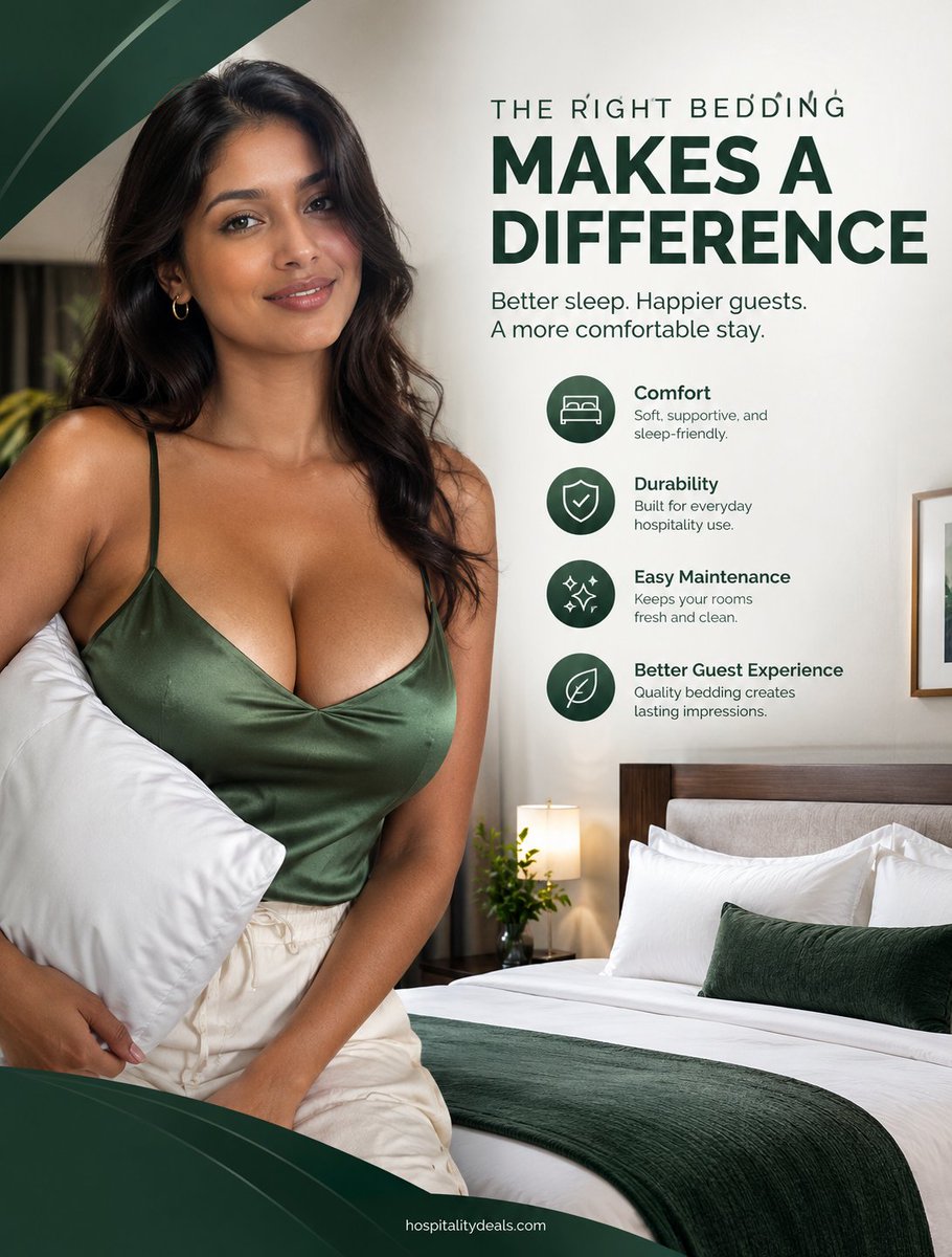 hospitalitydeal's tweet photo. When choosing bedding for your property, what matters most to you—comfort,  easy maintenance, or appearance? 

Better sleep. Happier guests. More memorable stays. 

https://t.co/QD3YG7IlIV

#HospitalityDeals #BuildingCommunity #HospitalitySupplies #GuestComfort https://t.co/ElDukhiA5t
