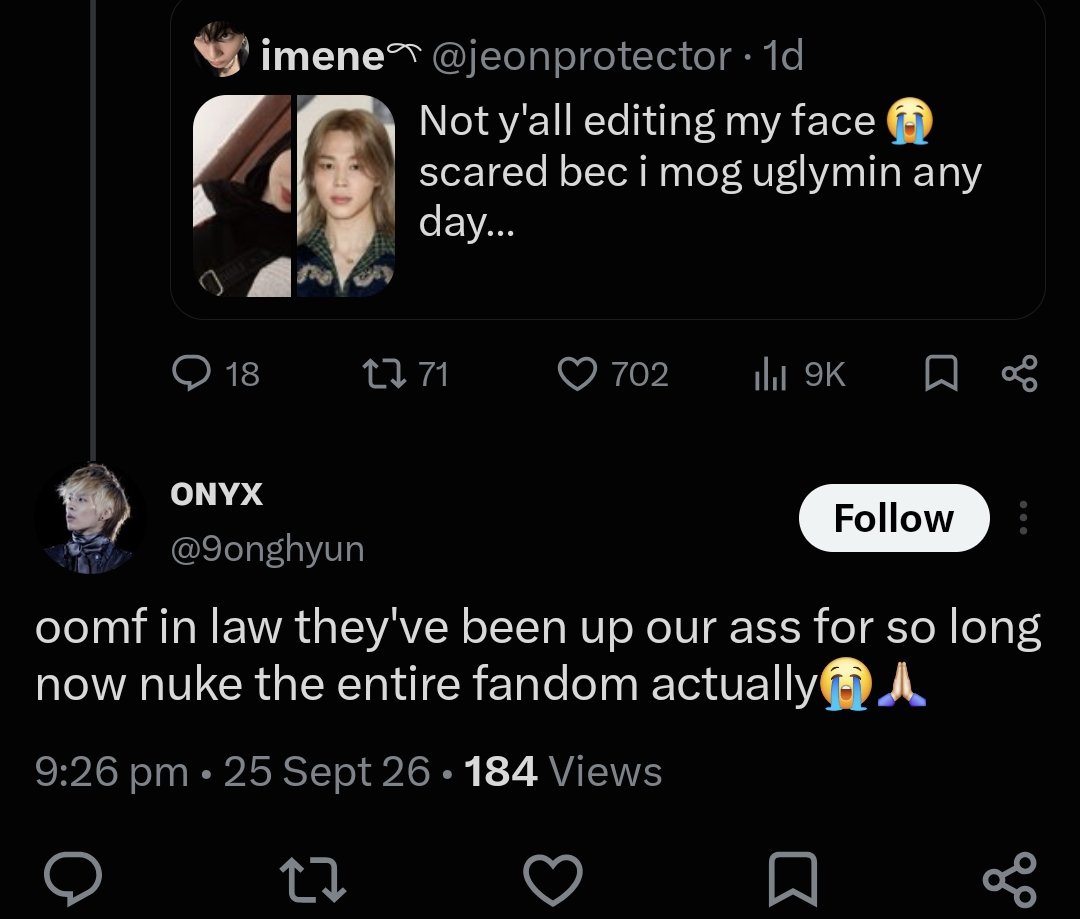 Koojxl's tweet photo. @jeonprotector hypocrite you hate jungkook too https://t.co/W6slyniWnf