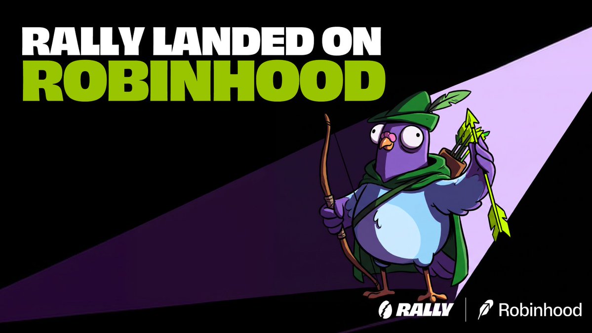 RallyOnChain's tweet photo. New campaign! 🚨

Wingston landed on Robinhood Chain, now tell us who's next. 

Quote the pinned post, tag the hood project you want on Rally and make your case.

Let's Rally! 💚👉 https://t.co/L5yBHiSxxq
