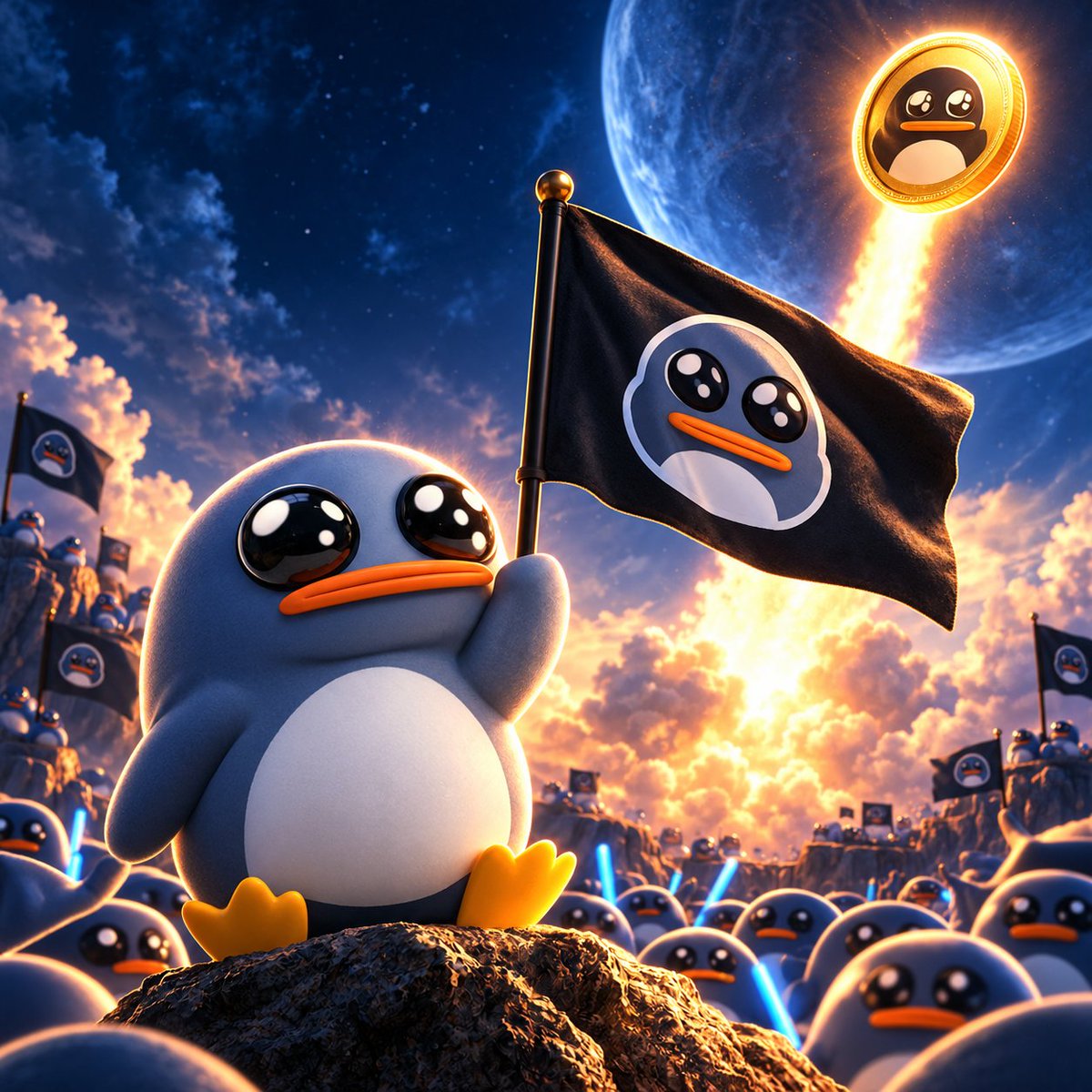 itspwengo's tweet photo. Tonight, Pwengo leaves the waiting room. 🐧

No more “soon.”

No more previews.

No more waiting.

$PWENGO launches tonight.

Built around one thing: community.

If you’ve been here before launch, you’re part of the story.
Community is our power.

�� Pwengo is coming. https://t.co/5yHtv28gFp