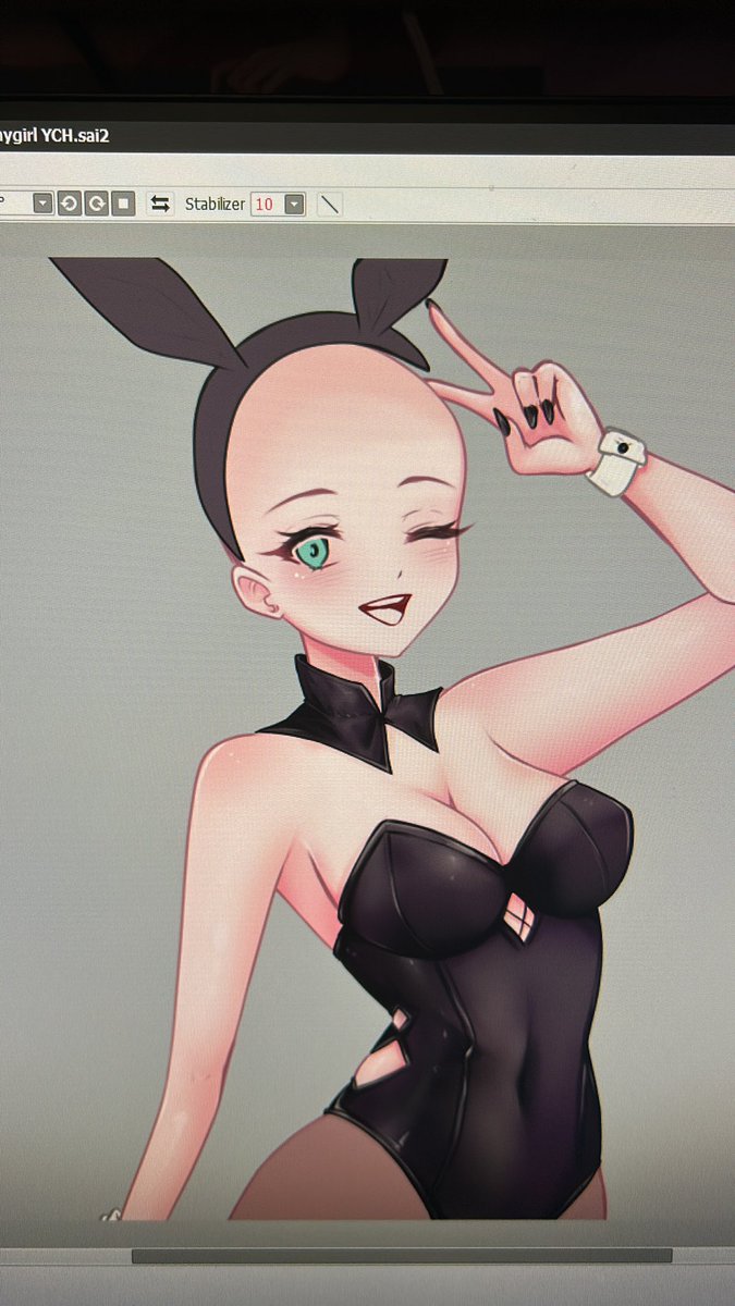 HoshiOujo's tweet photo. Bunny girl for the win~
Had this ych wip for months… it’s probably time to finish it XD https://t.co/FPOgEdZMI9