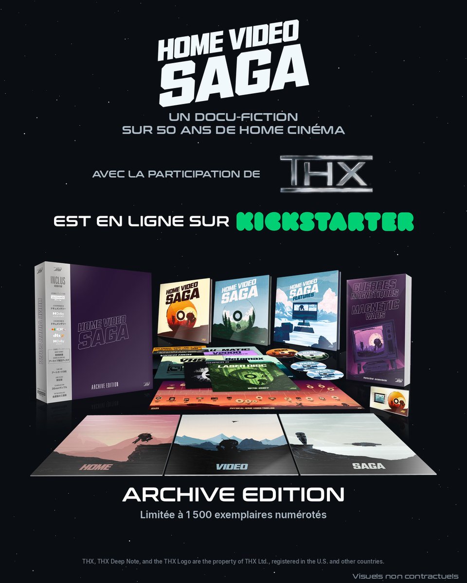 lelabodejay's tweet photo. Vous vous souvenez du Deep Note @THX  ?
Home Video Saga, un docu-fiction sur 50 ans de home cinéma, est en ligne sur Kickstarter. S'il est financé, son Archive Edition contiendra certains des trailers THX cultes, dont leur tout dernier, celui de 2026 !
https://t.co/8RSFfEt706 https://t.co/9ePGXAmNMA