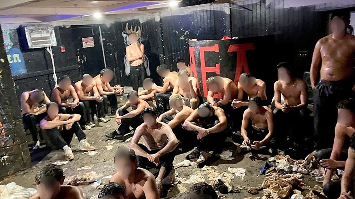 FoxUSNews's tweet photo. Police found roughly 30 partially clothed young men packed inside a sweltering basement at a Wisconsin fraternity house, covered in food, condiments and other liquids — with several showing signs of being physically struck.

Officers responded to an anonymous tip at the Alpha Epsilon Pi house on Langdon Street in Madison around 8:20 p.m. Wednesday during rush week. The thermostat in the basement was set to 81 degrees, creating hot and humid conditions. The vast majority of those inside were 18 years old.

Fraternity president Brayden J. Klein and vice president Samuel N. Vane, both 20, were arrested on hazing and disorderly conduct allegations. Police say cooperation from those at the scene was limited, and statements from witnesses didn't align — raising red flags for investigators.

Full story here https://t.co/arIQKuEMGK
