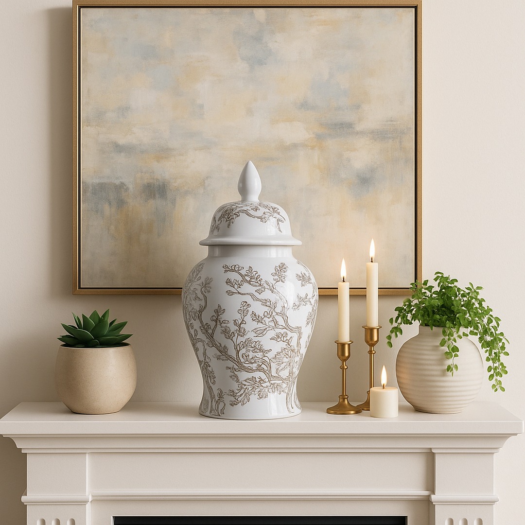 danieljdevries's tweet photo. Chinoiserie is the rare style that never needed a comeback.

It began in Europe in the 1600s and 1700s, inspired by the porcelain, silk, and lacquerware arriving through trade with East Asia. European artisans turned that inspiration into their own vocabulary of birds, blossoms, winding garden scenes, pagodas, and little bridges, all painted with a light, playful touch. Baroque, Rococo, and Hollywood Regency each borrowed it, and each era made it feel current again.
Three things keep it relevant. It is rooted in nature, and garden motifs age well. It flexes, fitting a clean modern space as easily as a layered traditional one. And it carries a hand-painted, collected quality that no single trend cycle can claim.

Today's Sagebrook Home collection puts that range on display. Our green and white 18" Bird and Flower Temple Jar, a standout seller this year, keeps the classic motif front and center. The 18" Cherry Blossom Temple Jar shifts to warm brown branches on white, with a lid that comes off for stems. The Chinoiserie Pot Planters come as a blue-and-white pair, 10" and 12", for plants inside or on the patio. And the 18" Pinwheel Flower Stool proves the pattern works as furniture too.

An evergreen style only pays off when shoppers can see it clearly wherever they look. We make that part easy, providing site-ready photography and detailed content for every SKU so partners can go live fast on their ecommerce site and social. When ecommerce, omnichannel, social, and AI discovery all draw on the same rich content, a style this timeless keeps finding new buyers.

What is the one classic look your customers never stop asking for?

#WholesaleDecor #SagebrookHome