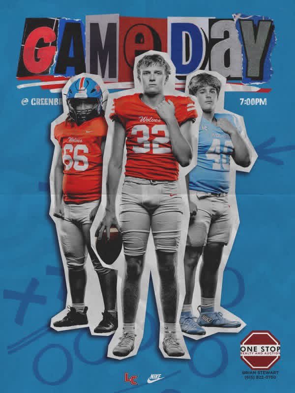 LCWolvesFball's tweet photo. ‼️GAMEDAY‼️

Wolves are in action tonight for the first Region game of the year traveling to Greenbrier! Kickoff is set for 7pm! https://t.co/yuuQeZcatC