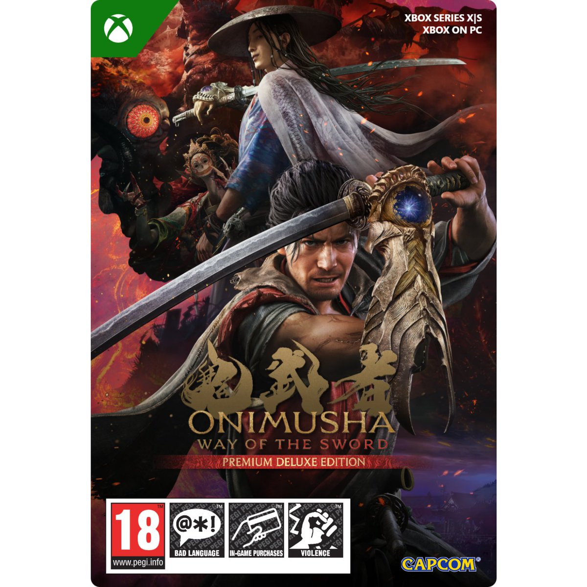 shoptonet's tweet photo. #XBOXDIGITAL £68.85 Onimusha: WotS - Premium Deluxe Edition - Xbox Series X/S - PC Download #XBOX DIGITAL #CapcomCo.,Ltd.: The Premium Deluxe Edition includes Onimusha: Way of the Sword (Base Game) and the Onimusha: WotS - Premium Deluxe Kit!The… https://t.co/vuMQEyJWPx https://t.co/GgB3jJOOA0