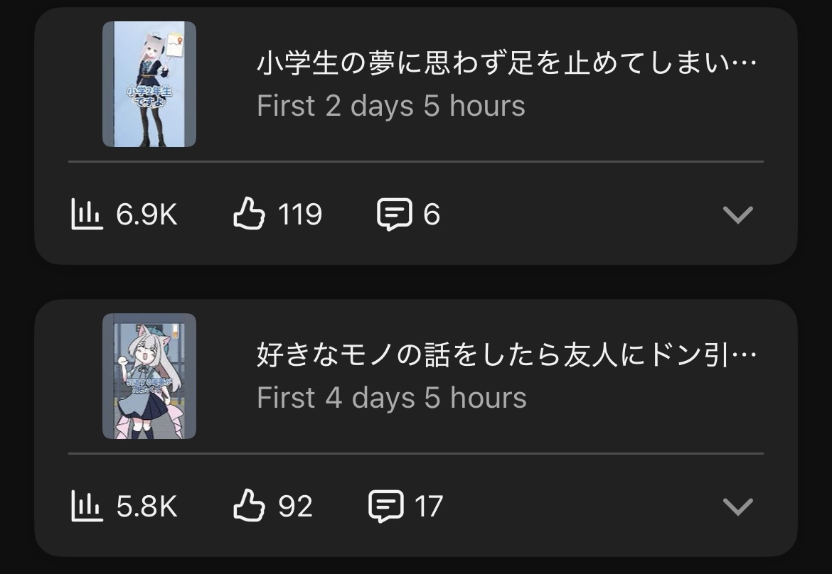 kanamy_v's tweet photo. すずかなさんの話なんて誰も聞いてくれねえよなつまんねえよなとずっと自分を否定してきた人生だったので、現フォーマットのショートでこの数字出ただけでも大変ありがたい。

いいねもたくさんありがとうね…！ https://t.co/vstGWDXmQq