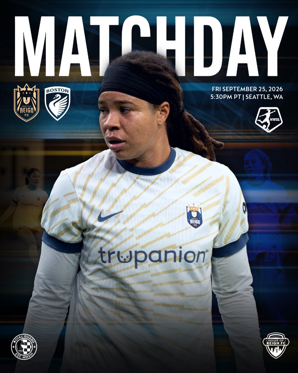 houseofreignfc's tweet photo. REIGN MATCHDAY! The countdown of the final five regular season games starts against Boston 💪 #NWSL https://t.co/NYX6wIOHk4