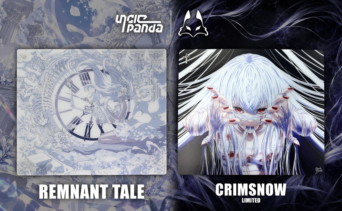 arbiterstudio's tweet photo. ⏱️Remnant Tale &amp; Crimsnow are Now Available for Pre-Order. 

Two completely different designs. Which one are you picking?

REMNANT TALE or CRIMSNOW? ↓ https://t.co/eXj2gTNn25