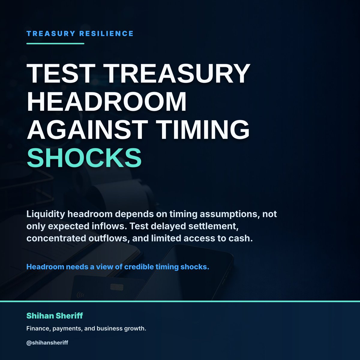 shihansheriff's tweet photo. Test Treasury Headroom Against Timing Shocks. Headroom needs a view of credible timing shocks. #Payments #Reconciliation https://t.co/kS0AQS2hXn