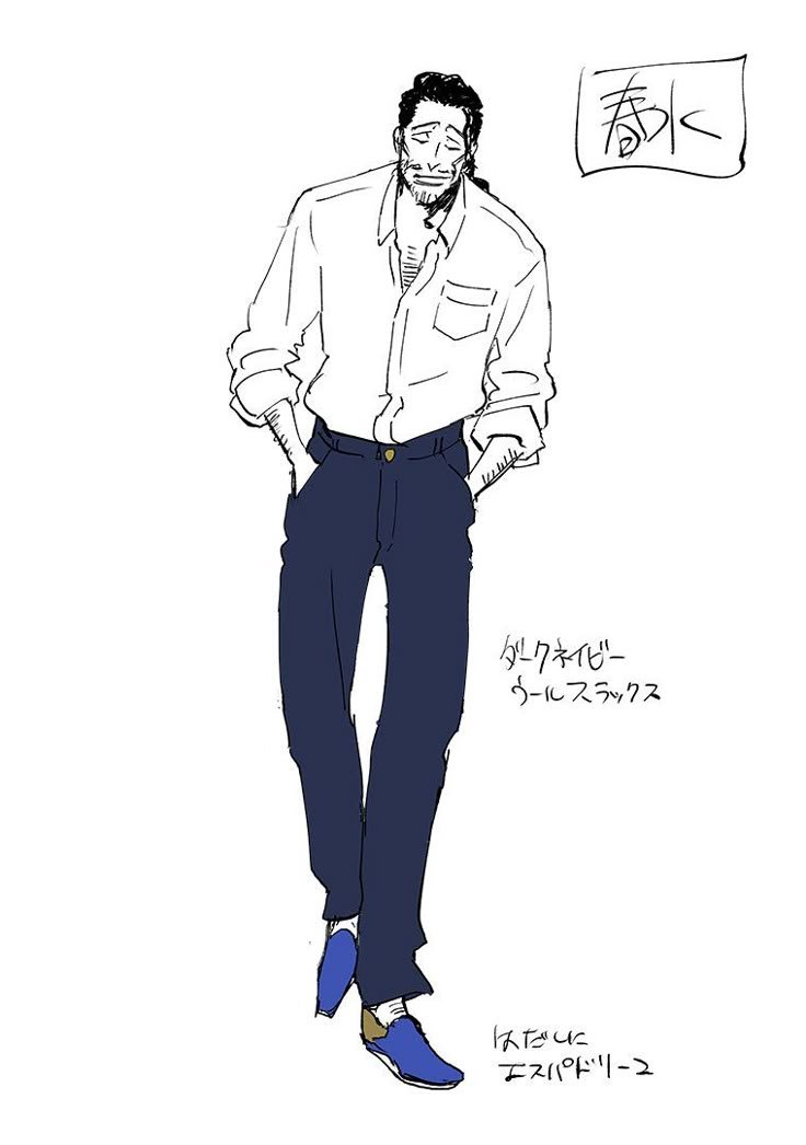 _avecmoi_'s tweet photo. rt)현세에 흰샤쯔+슬랙스입고 방문한 쿄라쿠한테 그대로가면 왠지 야쿠자 소리들을것 같다면서 리사가 셔츠주머니에 쿠리만쥬 꽂아준것같다 https://t.co/xZptVztBQh