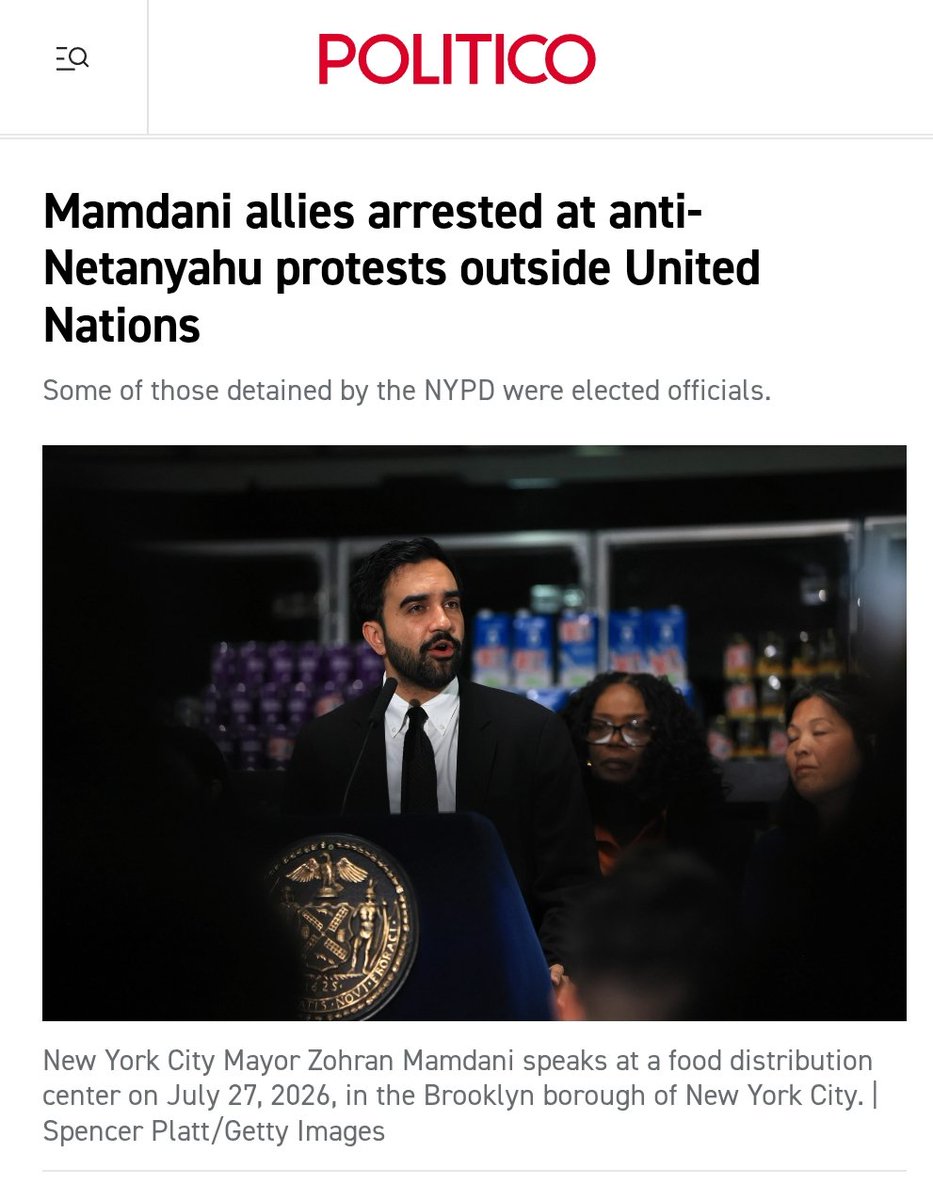 thewebbie's tweet photo. Bibi was not arrested by New York Police but Mamdani’s supporters were.

Including Darializa Avila Chevalier.

https://t.co/xhQFRUH1Xw https://t.co/d6EQL71XGC