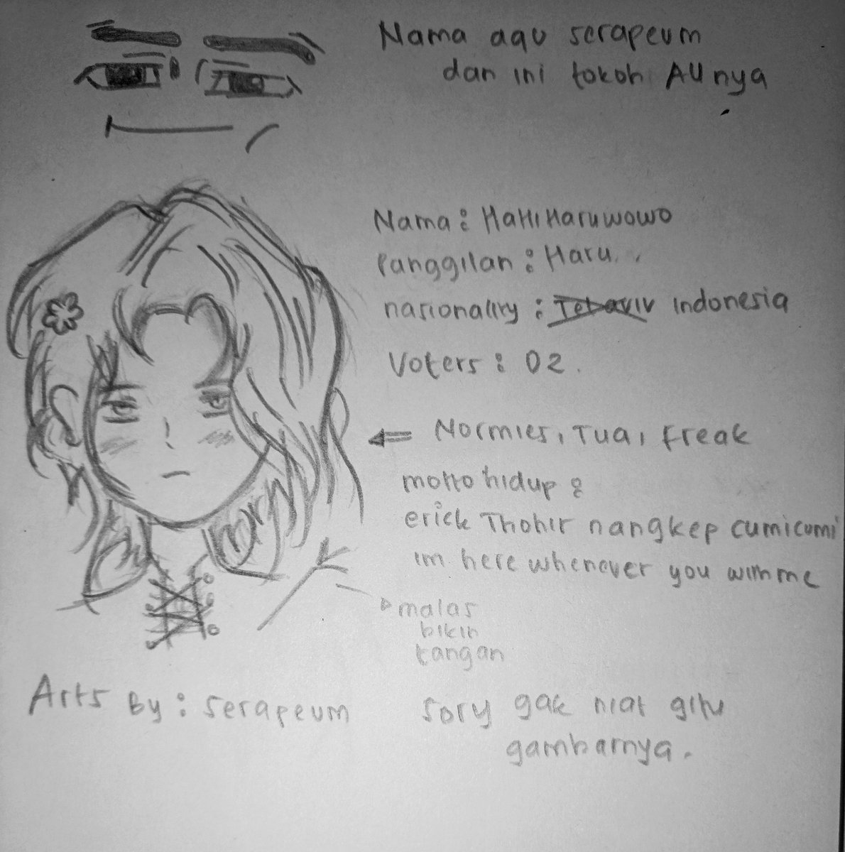 Serapeumseraa's tweet photo. Au #mlm #bxb
"Kisah voters wowo dan 01” https://t.co/MR3NWyUE6E