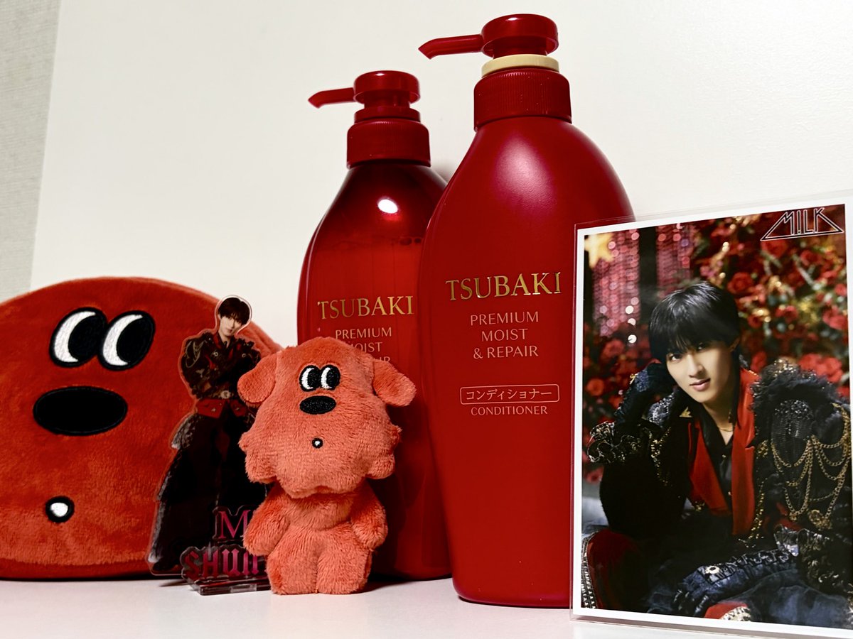 ni___ratama's tweet photo. TSUBAKIさん、よろしくお願いします。
(ボトルがとても反射するのでイケメンで隠した) https://t.co/r4jeEfmY43