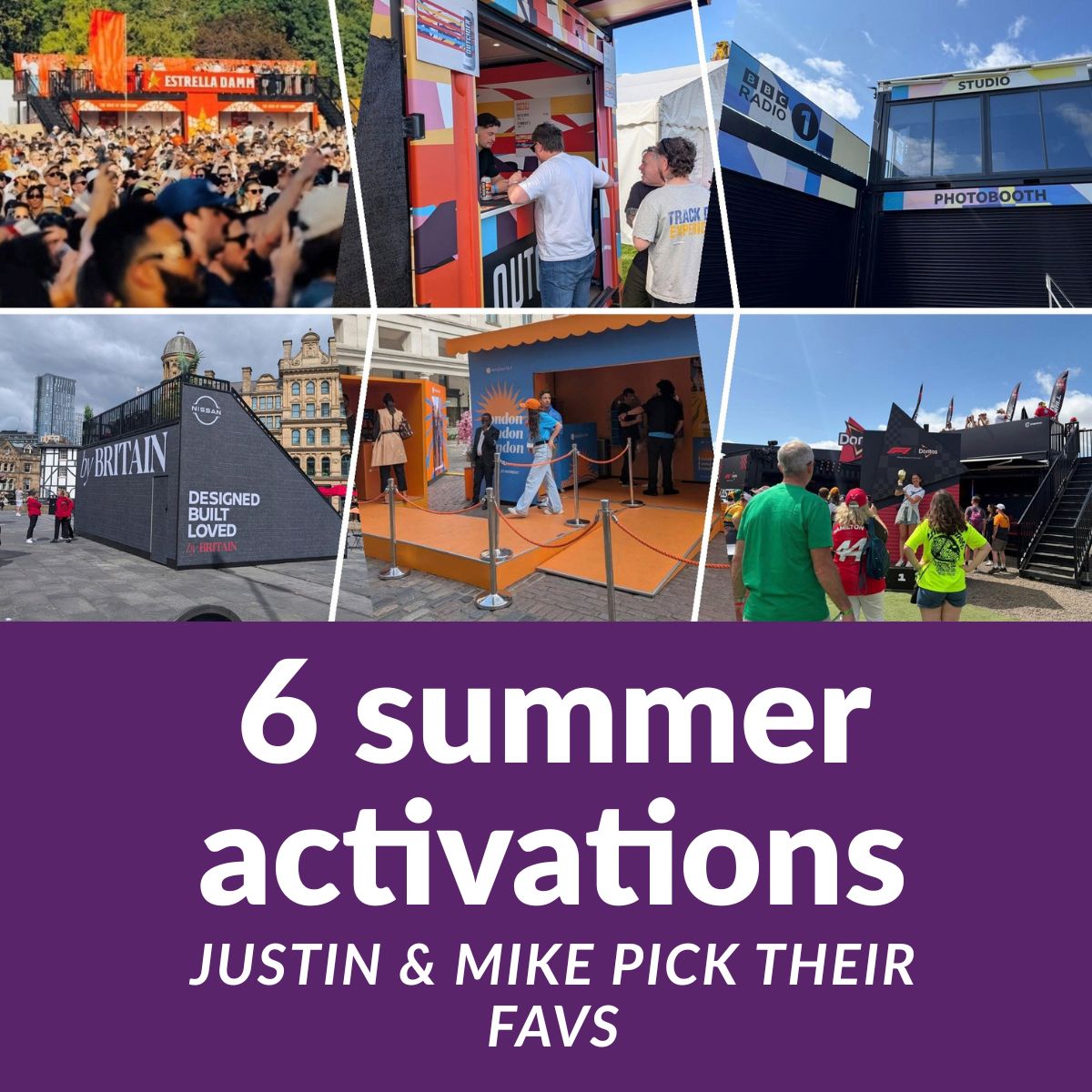 eventsstructure's tweet photo. Six standout activations from one very busy summer☀️
We asked Justin and Mike to pick three projects each — and explain why they stood out.
See what made the list
https://t.co/0lS0Xi26gC

#ExperientialMarketing #LiveEvents https://t.co/bZSf9gnrWc