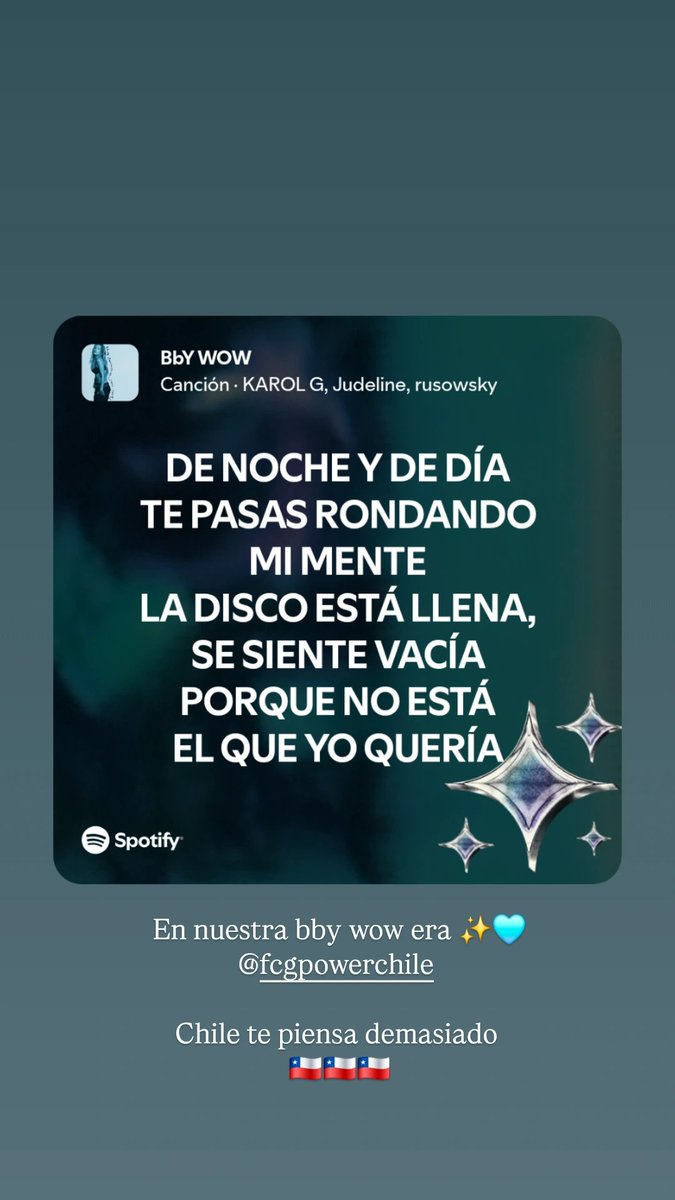 FarfanDeys92758's tweet photo. 🇨🇱TE PIENSO DEMASIADO 🇨🇱🩵✨️
@fcgpowerchile 

https://t.co/wxHghYfgOG https://t.co/0z9gl4vpWk