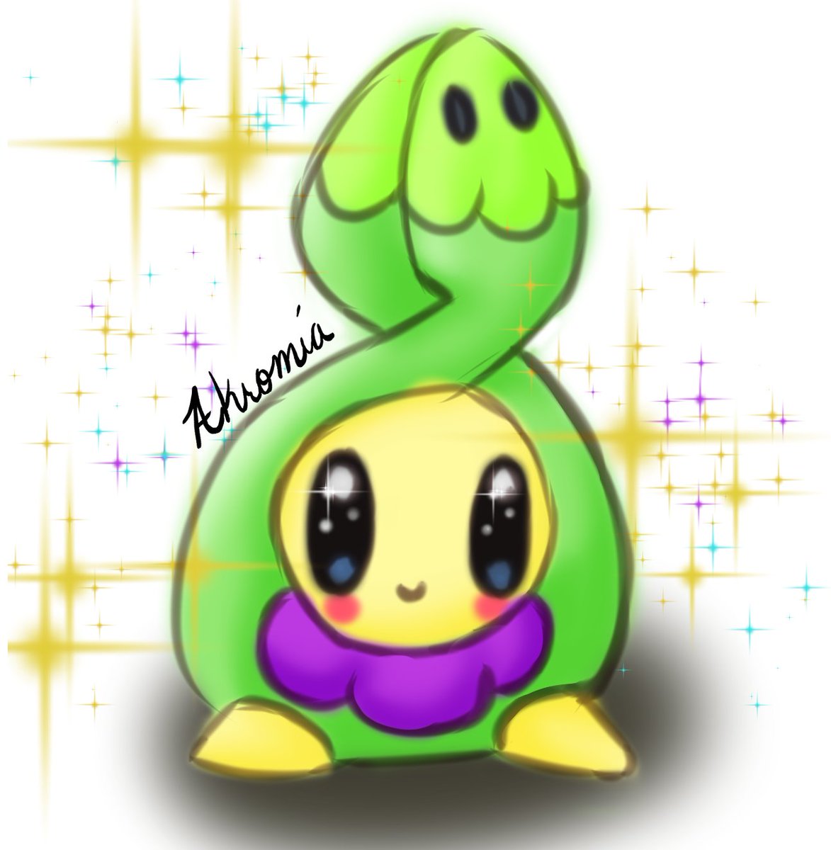 Akromia1's tweet photo. Just a cute little shiny budew! Very qiuick and adorable sketch! 
#Pokemonartㅤ https://t.co/tR9ooB3mPk