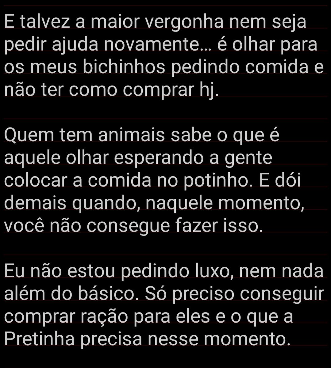 RosaneFarkas's tweet photo. Gente, me desculpe pedir ajuda novamente 😞 É pq hj, ainda não achei a solução p resolver a ração deles... E sinceramente, não sei pq minha situação financeira mudou tanto. Hj estou tomando conta dos 🐱🐶 da minha irmã, num total de 20🐱e 5🐶, pq ela não conseguiu levar eles😐. https://t.co/qiT7SOrapi