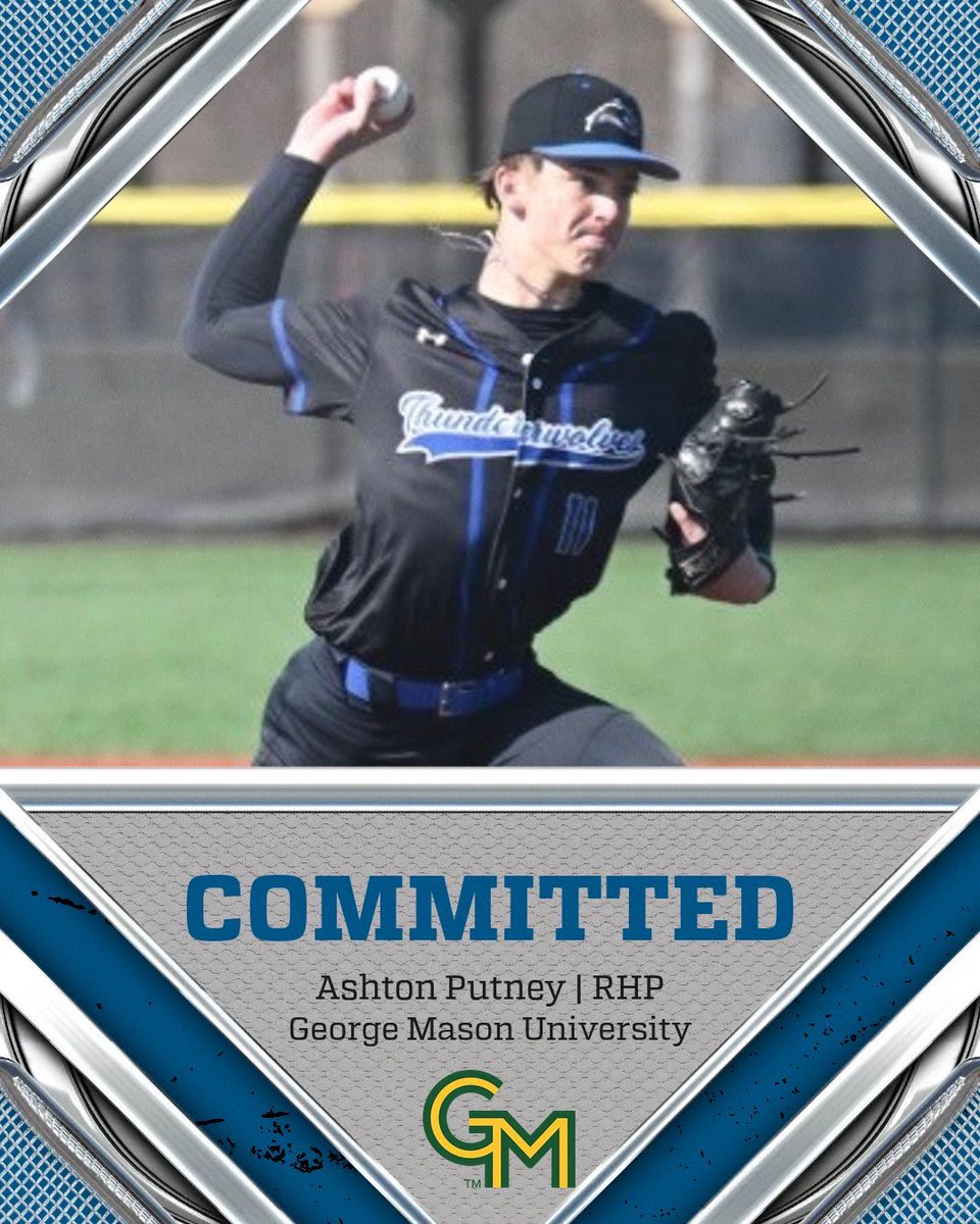 NCThunderwolves's tweet photo. Congratulations to Ashton Putney (@aputney11) on his commitment to NCAA Division I @MasonBaseball! 

#RollWolves #NOVAsTeam https://t.co/eF2xfzKWoS