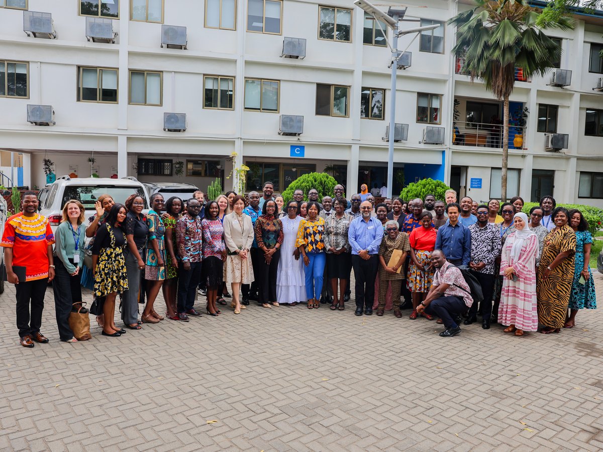 UNinGhana's tweet photo. Day 3⃣ #UNGhanaCF Process
Today, UNCT, Government partners and the Programme Management Team concluded the final session of the Cooperation Framework design process, agreeing on its preliminary direction and possible initiatives to guide UN-Ghana cooperation from 2027.
#UNinGhana https://t.co/72IGsQgfYr