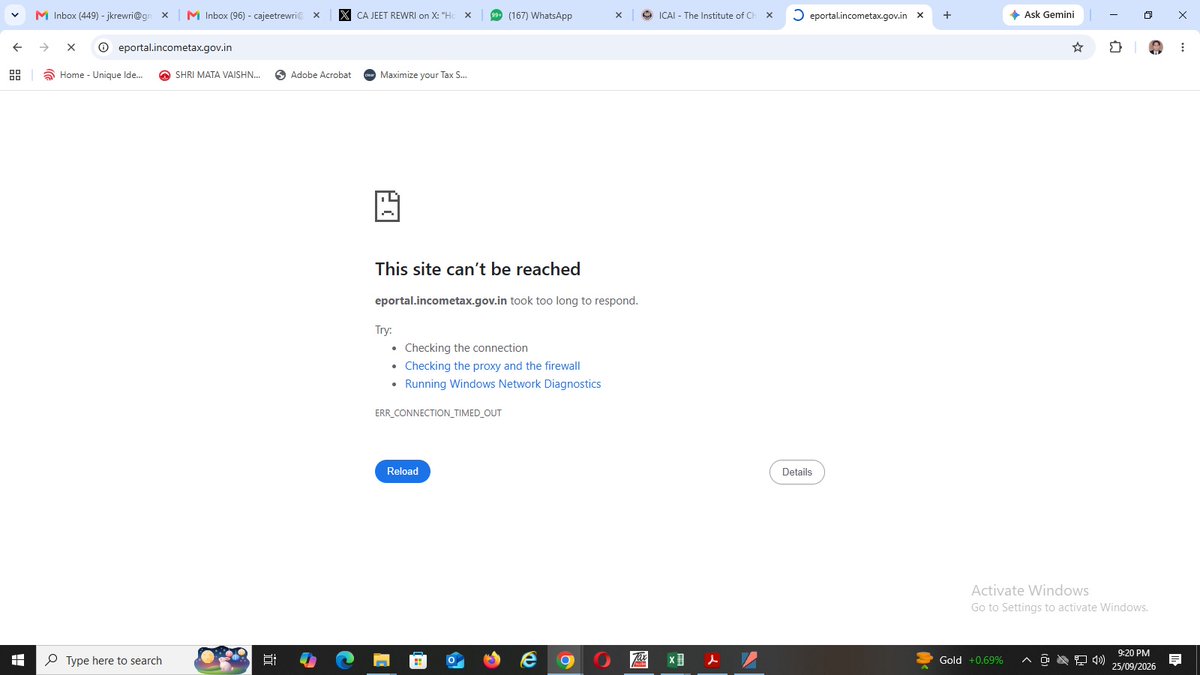 ca_rewri's tweet photo. Dear @IncomeTaxIndia 
Please resolve the following error and annouce #ExtendTaxAuditDate earliest
#extention 
#inco https://t.co/sxGQMitbJN