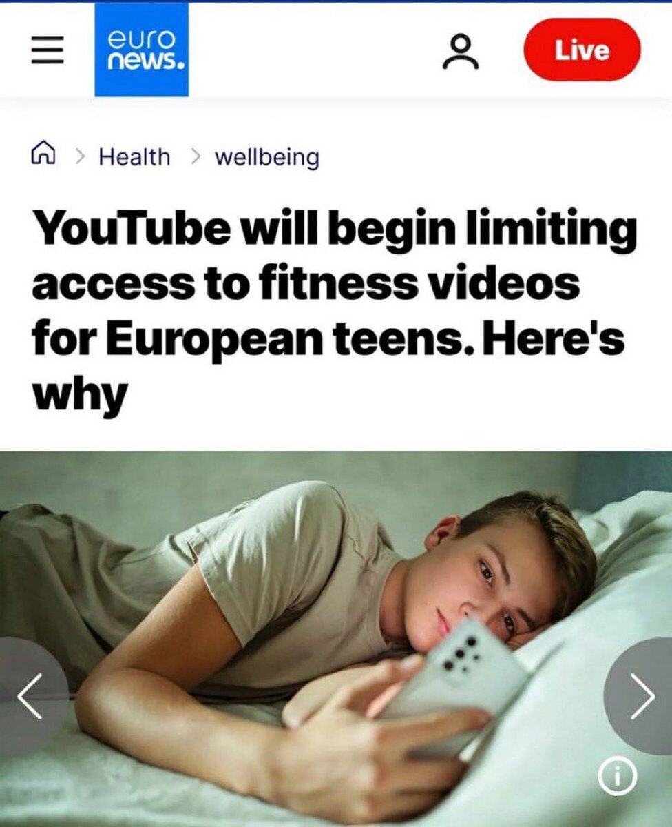 GenericSnarky's tweet photo. Just go watch love island kid, working out is for fascists https://t.co/8LRerThiLO