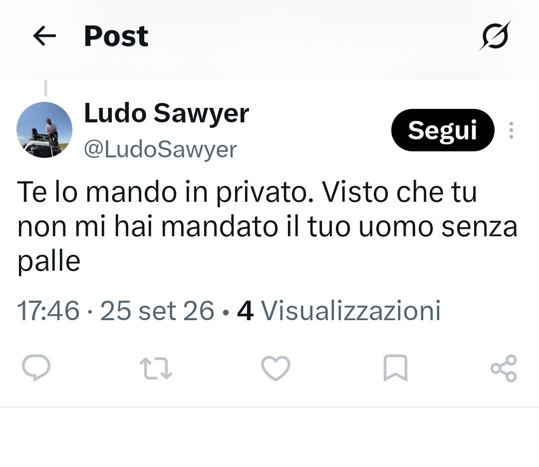 Drughi77M's tweet photo. Ma come, era partito così bene, volevo fargli sentire il calore del sud 😂😂🤣 e che fa? Si lucchetta? Quaquaraquà 🤡 https://t.co/oXsxWOpm71