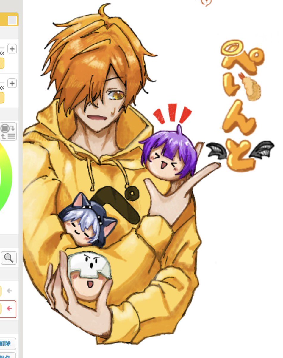 z05j0r's tweet photo. ボケる3人をまとめようとするぺんさん好き
おてて上手くなりたい､､､
#ぺんちゃんの絵本
#日常組 https://t.co/d87TuW5B0R
