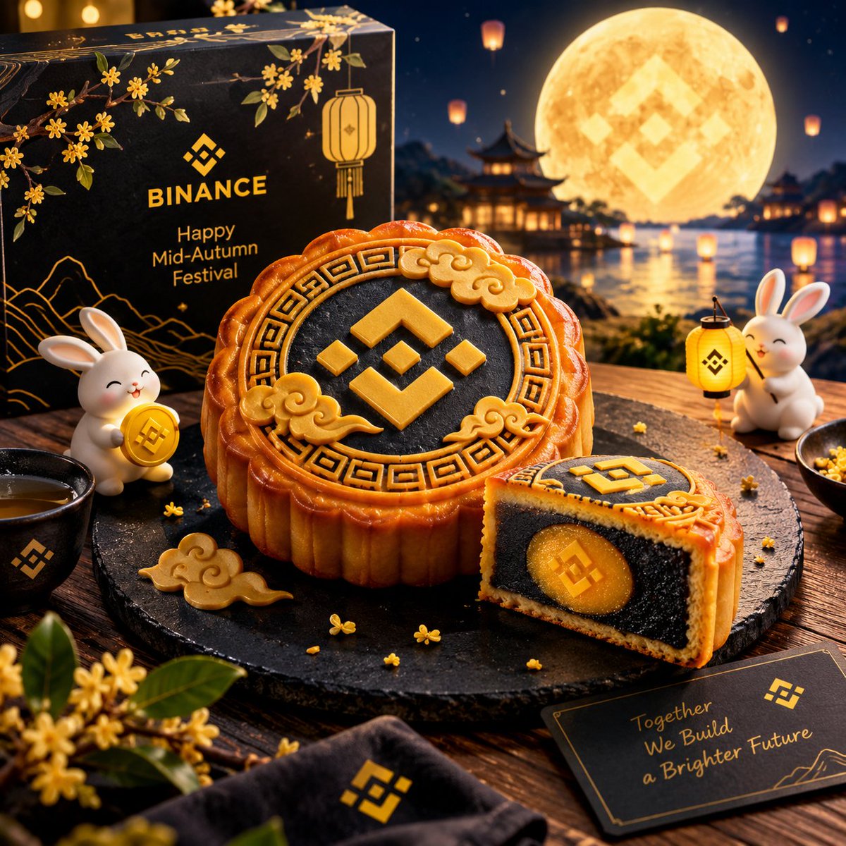 PICCOLA_77's tweet photo. @BinanceDesi 🌕🥮 When the moon is full, the celebration is complete.
I designed a Mooncake that blends the spirit of the Mid-Autumn Festival with Binance’s identity 🟡🖤 
 a symbol of unity, innovation, and a future we build together. ✨
Happy Mid-Autumn Festival! 🐰🏮
#Binance https://t.co/rEvTvQJCJ6