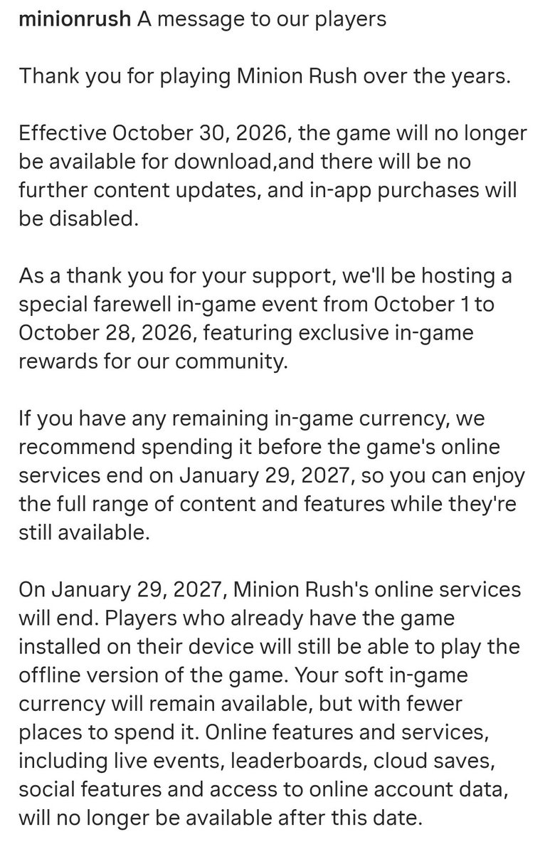 LuigiPooper's tweet photo. Now it's official 😭
#minionrush https://t.co/zVuNCI3Xa4