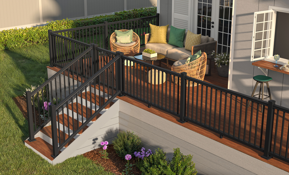 MidAmBuilding's tweet photo. Introducing, Fusion Composite Railing.
RDI has paired Composicore construction with AlumiCast Technology for the strength and look of a matte finish aluminum with the value and durability of composite.
https://t.co/SrDULydZAB https://t.co/6R5DvUqBw5