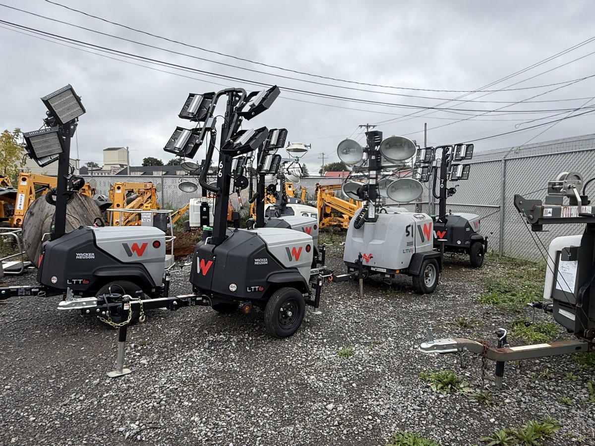 MQBInc's tweet photo. 🔦 Light up the night & keep your crew moving! 🔦 We have Wacker Neuson LTT6 and LTV6 Light Towers ready to roll!
Available NOW for RENT or PURCHASE! Stop by or call today to reserve yours before they're gone! 💡🚧
#LightTower #WackerNeuson #UticaNY #WatertownNY #SyracuseNY https://t.co/Mo6V2wOPp7