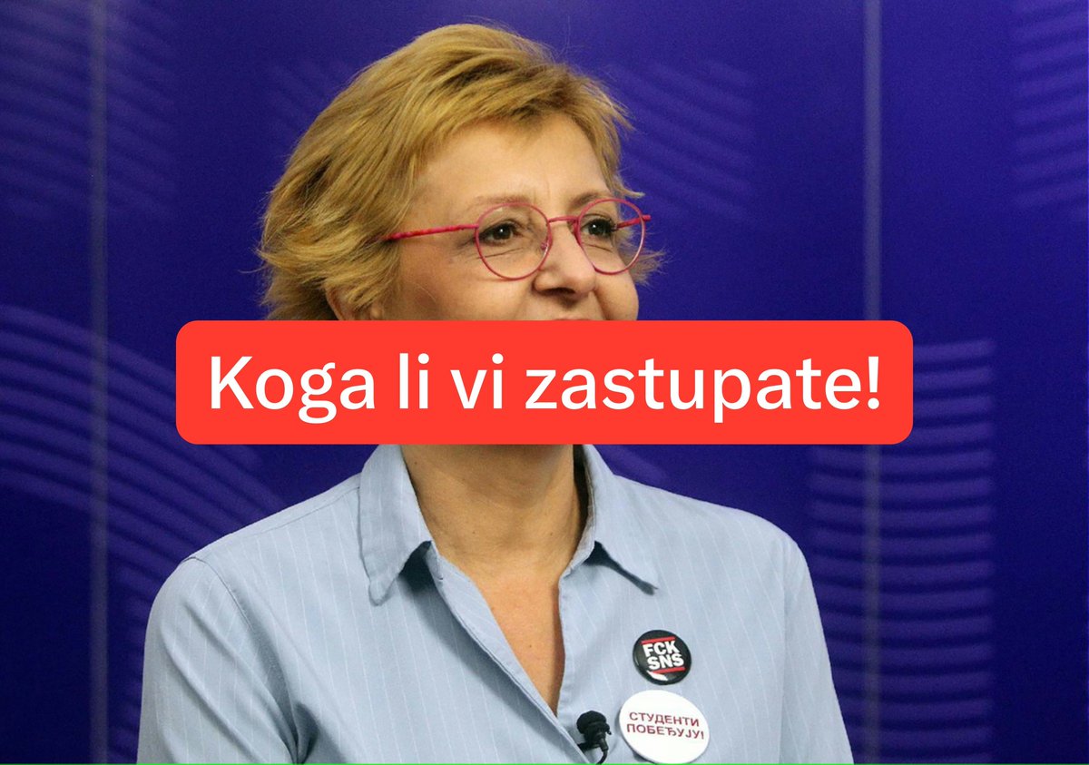 tiskivuk75's tweet photo. DS Biljana Stojković ocenila je danas da će Studentska lista na predstojećim parlamentarnim izborima ubedljivo pobediti i da neće biti manjiske vlade, te je suprotne stavove nazvala defetističkim.
Gospođo zbog takvog ostrašćenog vokabulara nećete nikad pobediti. https://t.co/fvxFTy2Uor