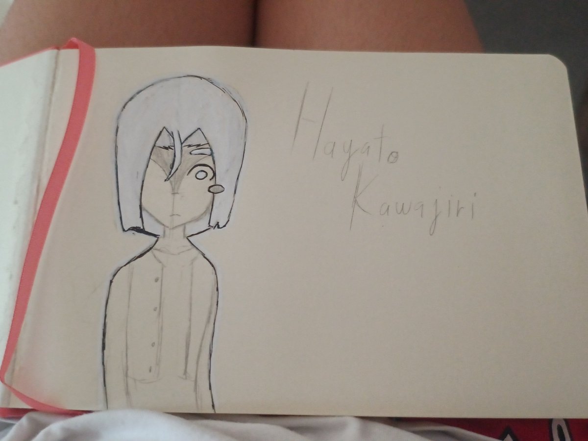 abbacchio_lover's tweet photo. Hayato  being  the  first  page  of  my  new  drawing  book https://t.co/5zqOcBWsel