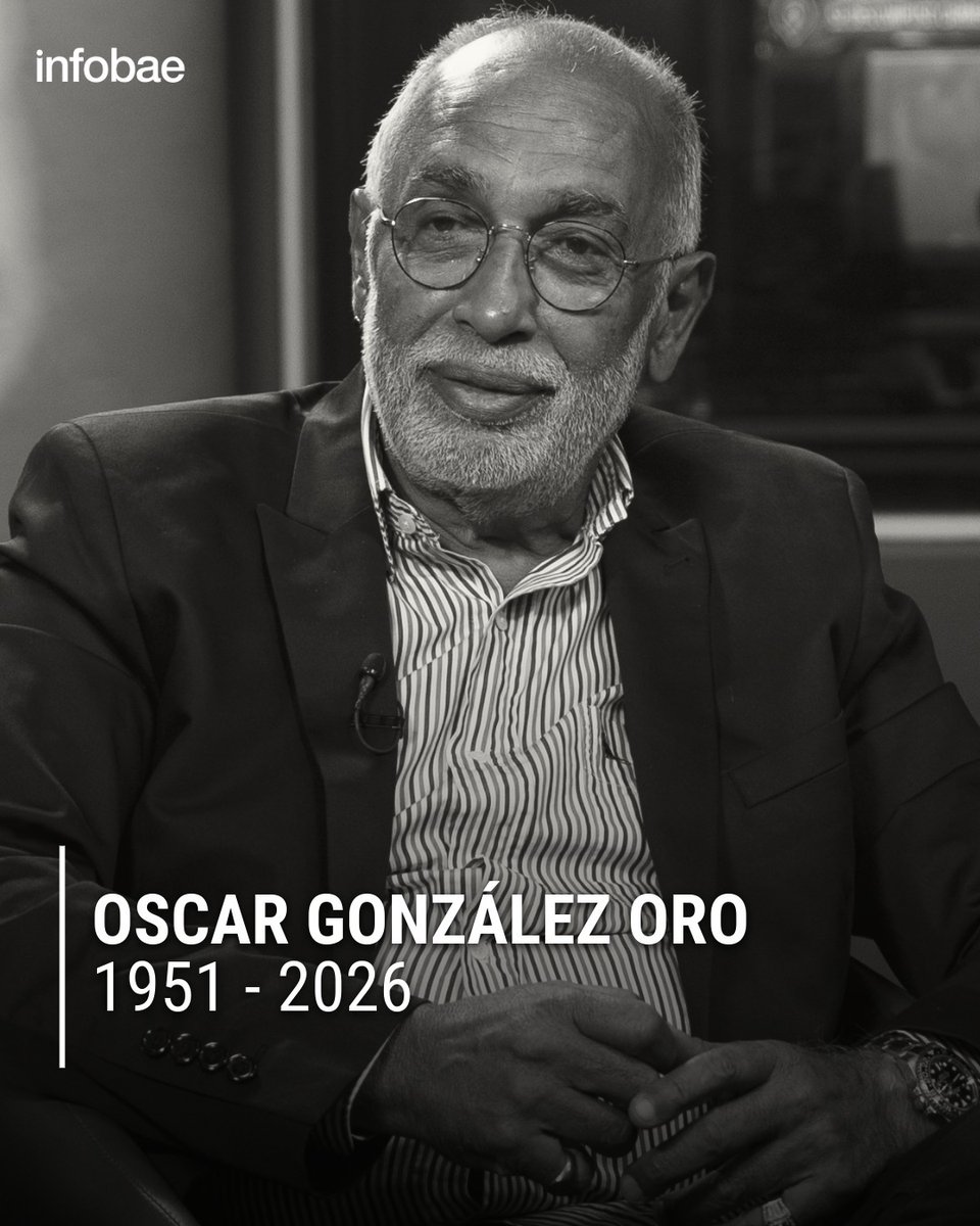 infobae's tweet photo. MURIÓ OSCAR GONZÁLEZ ORO, UNA VOZ DE RADIO

El “Negro” tenía 74 años y vivía en Punta del Este. Fue el faro de una época dorada de la radio AM. “Es alegría lo que buscamos darle a la gente y sobre todo hacerla sentir acompañada”, definió. El adiós a un hombre que soñaba ser cantante, había estudiado teatro, recibió el carnet de locutor por la trayectoria y sentía curiosidad por la muerte.

Infobae 📎 https://t.co/1Apit3ZQK5