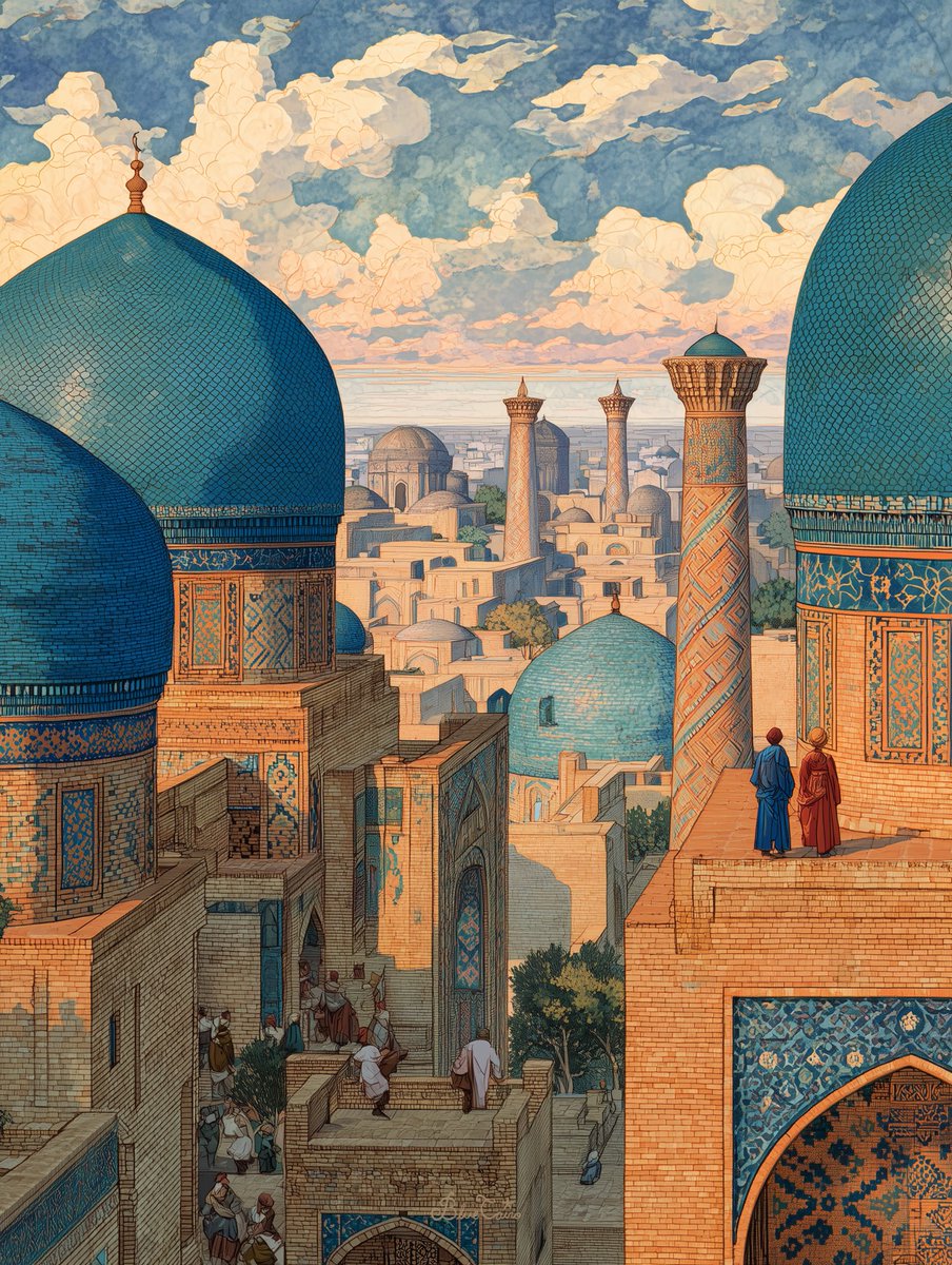 thebluecairo's tweet photo. A Blue Autumn in Samarkand: Part II https://t.co/dKTZoAcScW