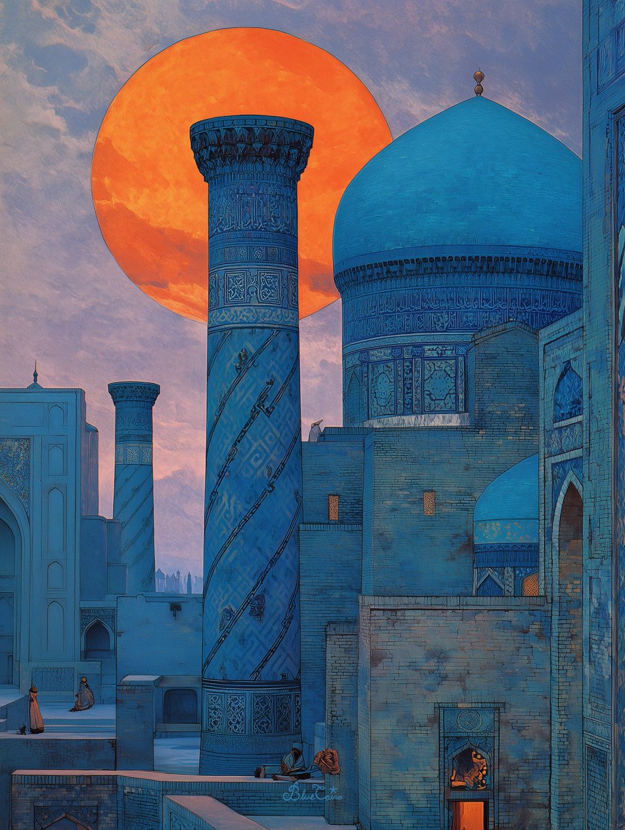 thebluecairo's tweet photo. A Blue Autumn in Samarkand: Part II https://t.co/dKTZoAcScW