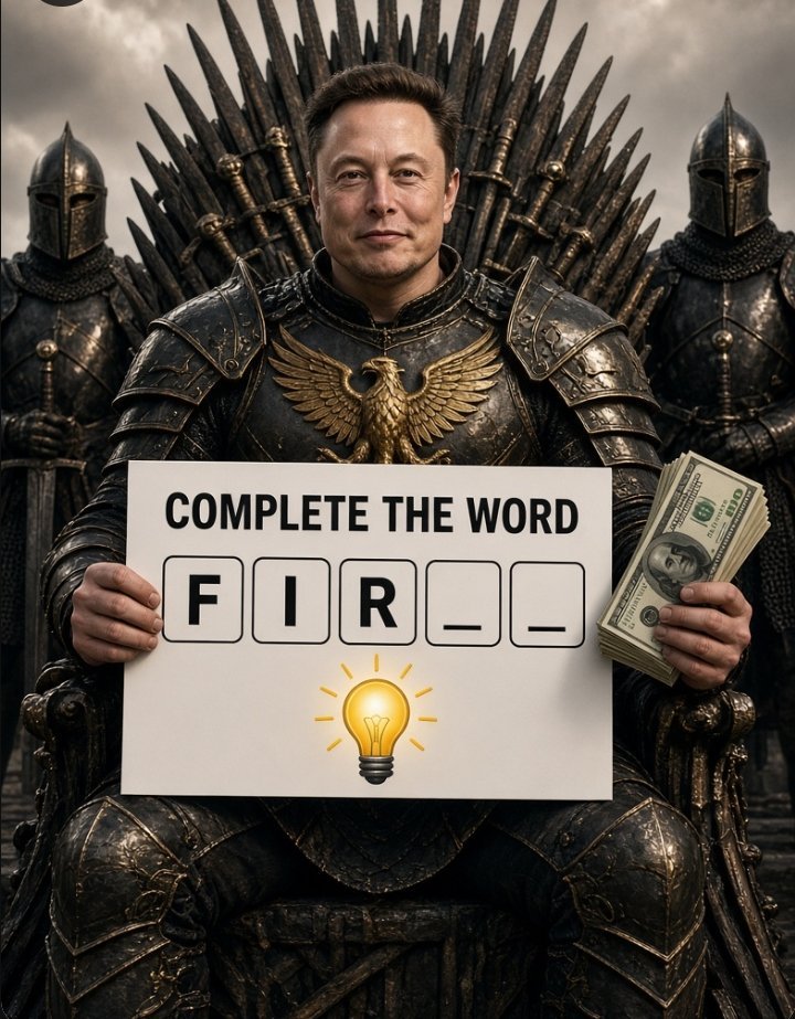 VelvetSuns55579's tweet photo. Word Puzzle! F I R _ _ — Can you crack the word? 🧠
      $1,700 prize — Give it a try! 🚀 https://t.co/IjfgCm05Ge