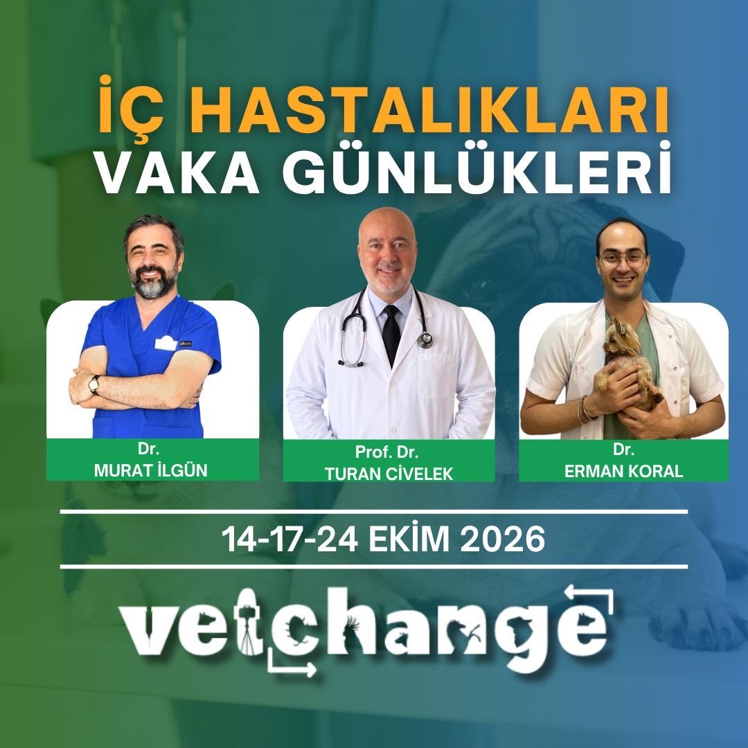 vetchange1's tweet photo. 🩺 *İç Hastalıkları Vaka Günlükleri*
✅ 3 Oturum 

🎥 +2 Hafta İzleme: Kaçıranlar ve pekiştirmek isteyenler için tekrar izleme imkânı.

🎓 Sertifika: İsme özel dijital katılım belgesi.
Hemen Başvur:
🔗 https://t.co/VZEILjqozy
📲 Destek: 0850 309 96 39 https://t.co/wArPxtin2f