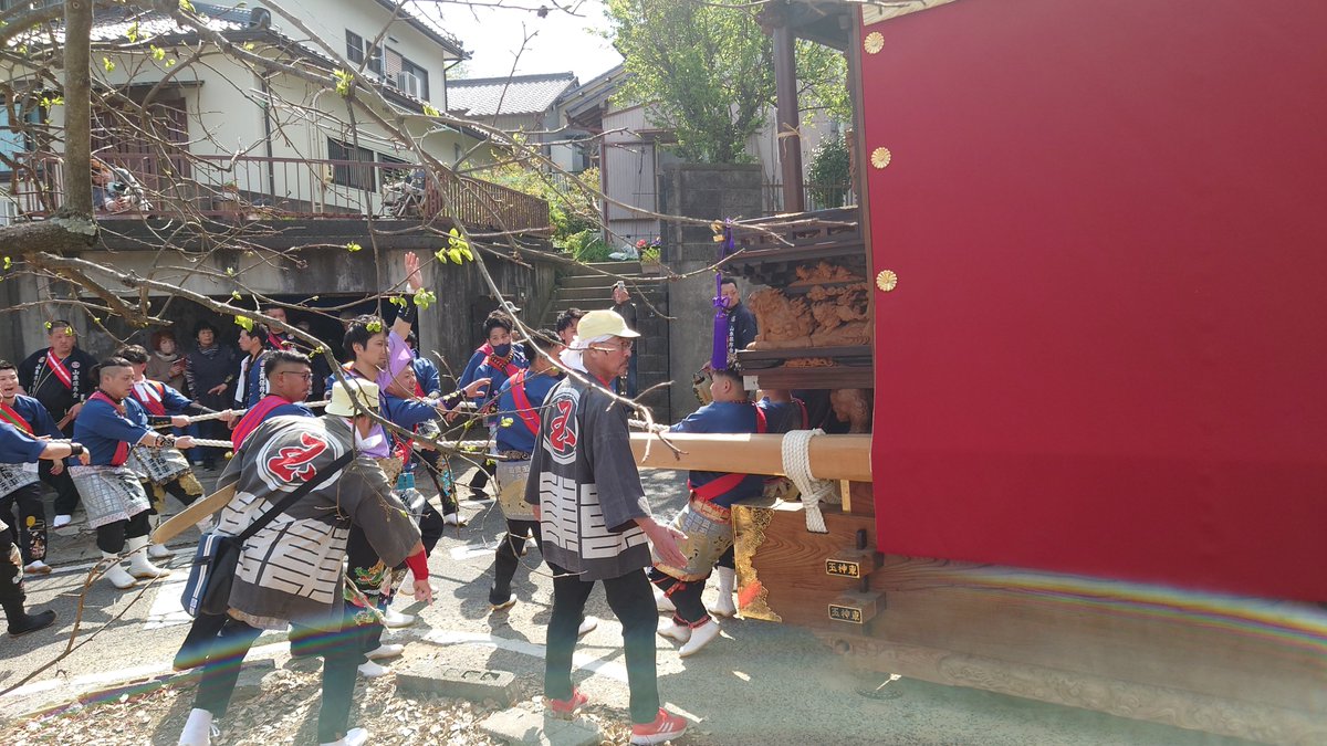 saiten1007's tweet photo. 長尾の春祭り
玉貫区　玉神車 https://t.co/rdEfP9WGdz