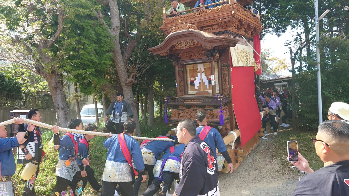 saiten1007's tweet photo. 長尾の春祭り
玉貫区　玉神車 https://t.co/rdEfP9WGdz