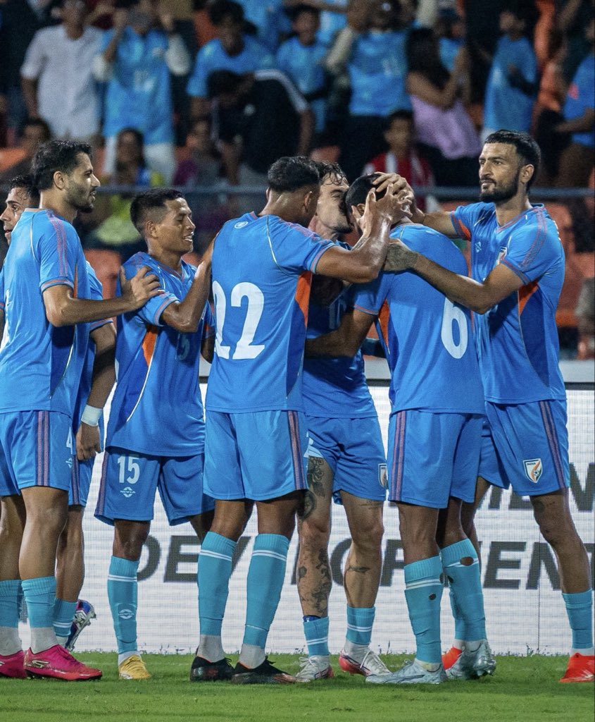 CRICBALLY's tweet photo. 🚨What a match 🚨
💥1-1 draw for India 🇮🇳 against 44 ranked Panama 🇵🇦
Ryan Williams scored for India 🇮🇳
💥Brilliant performance by the Indian National Team 🙌
🚨Abhishek Tickcham brilliant performance 🚨
Shoutout to Khalid Jamil for his tactics ❤️
#Indianfootball #INDVSPAN https://t.co/l3BHc5dVMH