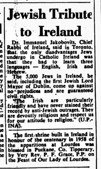 itsjohncrotty's tweet photo. The anti-Irish are hitting peak desperation - and peak pathetic
 
You may see 'Ireland played the Nazi's' and 'Ireland condoled on Hitler' doing the rounds, trying to infer Ireland tolerated or supported them.  Its nonsense.

The game played was in 1936.  Also playing the Nazi's between 1935 and WW2 were England, Belgium, Denmark, France, Italy, Portugal, Scotland… its a very long list.
The Nazi's also held the Olympics in 1936. America turned up, as did Britain, France, Sweden, the rest. 

Trying to suggest Ireland was unusual for playing or appeasing the Nazi's before war broke out is nonsense - it was the norm.

The 'Ireland sent Condolences on Hitler's death' narrative is also a weak attempt to infer Nazi affinity where there was none. 

The Irish government were working against the Nazis as early as 1938, before war even broke out. 
They set up a secret back channel with British intelligence that operated for the duration of the war, arranging joint defence plans, spying on and reporting Nazi military movements, and much more. 
There was endless support for the Allies, hidden behind the veil of alleged neutrality.  So much so, MI5 said 'Ireland was of more use neutral' at wars end.

There was also zero state aid or support for the Nazis from the Irish government. 
Ireland is the only neutral nation in Europe not to aid the Nazis in some way (with plenty active nations aiding them under occupation).  
It is also the only neutral to be vocally critical of Hitler's actions. 

9% of the Irish population voluntarily went to the UK war effort.  About 260k people.  Significantly more if the north is included.  
Tiny Ireland had, by far, the largest volunteer enlistment for the Allies of any neutral nation.  
Many more were part of other Allied forces.

Zero Irish left Ireland to volunteer for the Nazi's. Not one. 
Including IRA leadership, a few radio heads and 2 captured soldiers who turned, the total Irish Nazi collaborators was about 12.  

12 people.  From 3 million.  But they want you to believe in Irish - Nazi affinity?

This is the lowest in Europe - including Britain.   

Ireland also had the lowest far right uptake in Europe during this period.

The 'condolences' can seem confusing coming from a nation that worked against the Nazi's and showed no Nazi sympathy.  Why did it happen?

The visit by Irish representative Eamon de Valera was to the Germany's officials home (not the German Embassy/Legation).  He considered it a call of courtesy, not a call of condolence. He saw it as a necessary act of formality on the death of a head of a state, an action which was in no way intended to show support for the statesman in this instance.  
Other neutrals like Portugal and Spain did likewise, although unlike Ireland, those nations had aided the Nazis in some way. 

The informal and minimal nature of the visit was in contrast to actions taken on the death of President Roosevelt not long before, including an unprecedented cessation of the Dail, long and glowing speeches and special events.  
Flags flew at half mast - something not done on the death of Hitler, despite his technically equivalent position of head of state.

The suggestion De Valera or Ireland held Nazi sympathy has no basis.
He led a nation against the Nazi's for 7 years, green-lighting the huge violations of neutrality in the Allies favour.
He enshrined the Jewish religion in Ireland's Constitution in 1937, an act without equal in an antisemitic age and hardly an act that would find favour with the Nazi's.  
Ireland's Jews lived a safe and inclusive exitance in Ireland under his watch and since, some examples of the comments of Chief Rabbi's below.  This was in contract to the frequency of violence of exclusionary antisemitism seen in America, Britain and elsewhere. 
Ireland's Jews would plant a forest in his name in Israel for his work which contributed to a peaceful existence for Ireland's Jews in WW2.
Even British Ambassador Maffey, who de Valera said would well know well his mind and anti-Nazi stance, offered a defence, saying the courtesy visit was 'unwise but mathematically consistent'.

While stupid and ill considered, there is one thing it most definitely was not - an expression of Nazi sympathy where there was none. 

We will take no lectures on misrepresented history by those carrying out modern atrocity