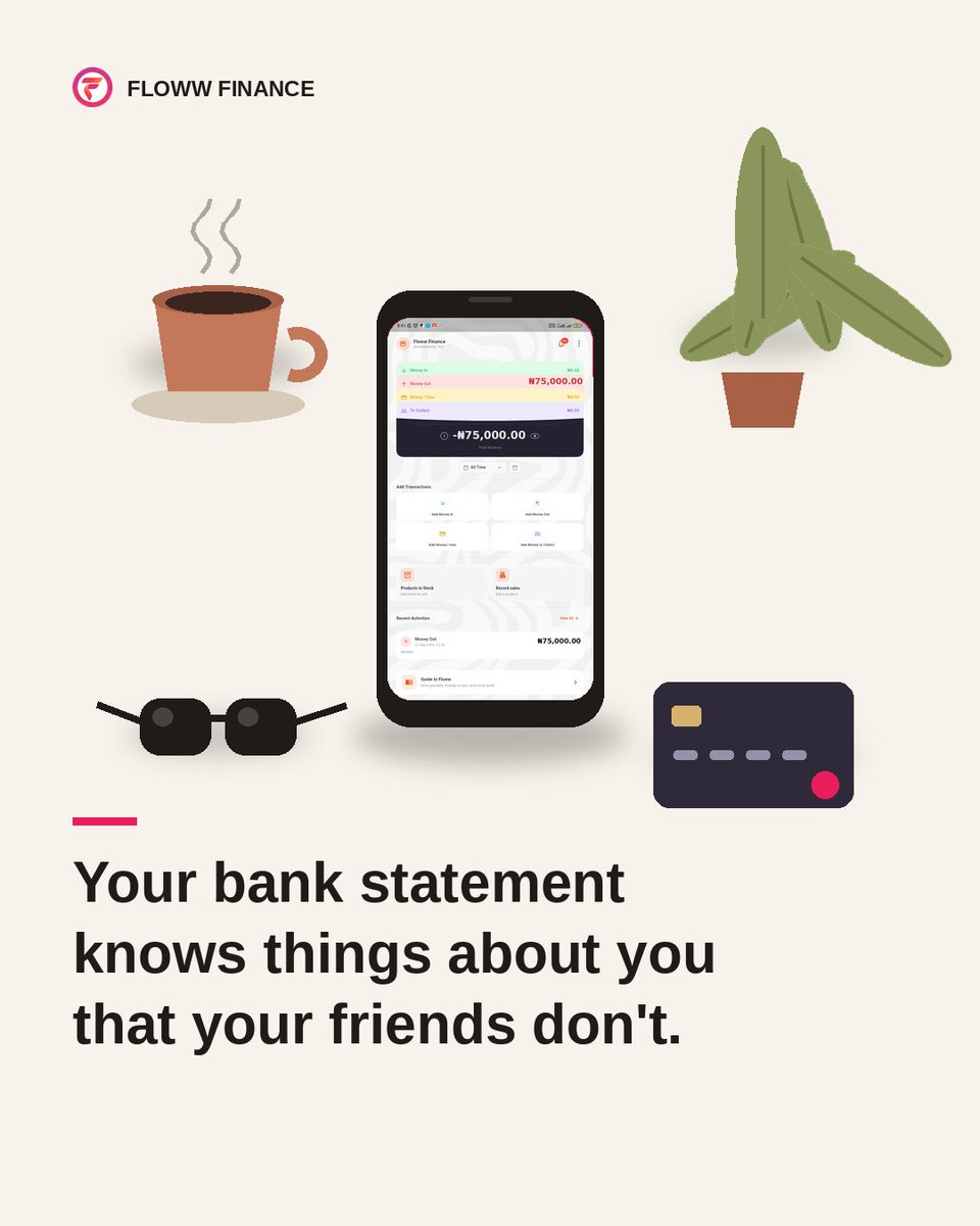 getflowwfinance's tweet photo. Your spending habits tell a story.

What you value.
What you prioritize.
What you keep coming back to.
Even the things you swear you “barely buy.” 

Your money has patterns.

The question is: are you paying attention to them?

Financial awareness starts with noticing. https://t.co/7jtvEJqBA0