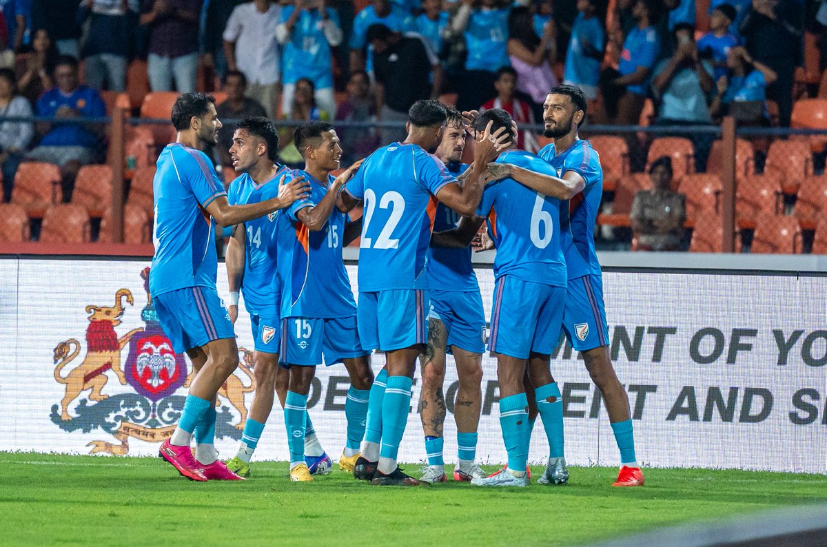 MarcusMergulhao's tweet photo. It ends 1-1. 

It might only be a friendly, Panama may have handed debuts to five players, but India fought from start to finish. Among the better performances that i've seen in recent times.

Well done, India.

#IndianFootball https://t.co/wbiLzuP1Wt