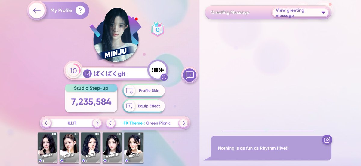 G4Jar's tweet photo. リズムハイブ最近始めたんで繋がれる人いたらぜひ！！
#illit #rhythmhive https://t.co/OBjOIgu77D