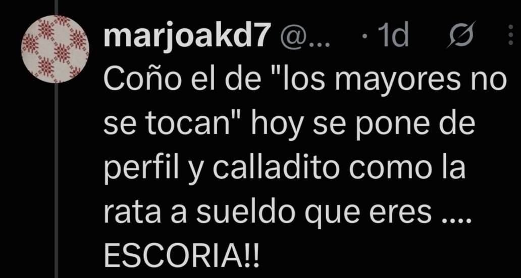 BienJsenaxio's tweet photo. @marjoakd @daniesdsk Solo contesto a un comentario de una rata babosa que cree que insultando y despreciando a los demás se cree con la razòn.Solo eres una ignorante analfabeta sin cerebro.Claro que fin,no estoy aquí para dar explicaciones ni devatir con subnormales como tú.Lo dicho adiós ESCORIA!! https://t.co/sFByspY20Z
