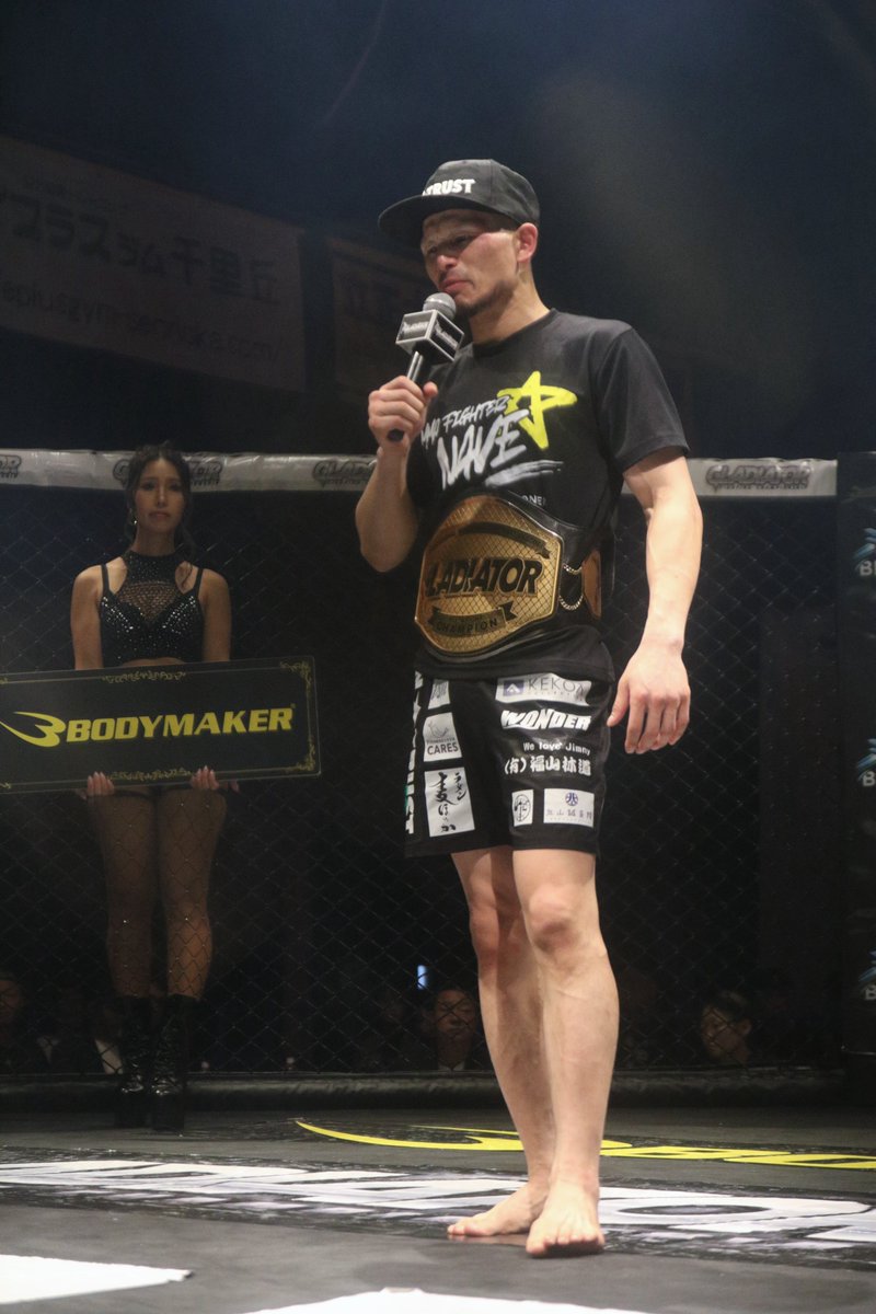 nekoyabunraku's tweet photo. #GLADIATOR036 #MMA
NavE「2012年のデビューからきょうの日までたくさんの方に支えていただきました。本当にありがとうございます!本日をもちましてプロMMAファイターNavEとしての活動を終わりとせていただきます」 https://t.co/KVpie8MYaJ