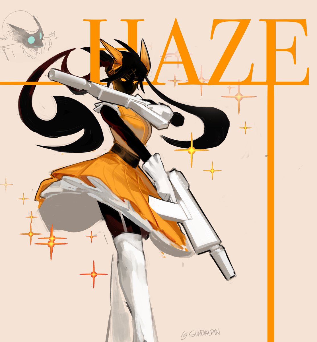 SunDialPin's tweet photo. I had a dream that Haze was a Magical girl  (╥ ᴗ ╥).✦ ݁˖

[ #deadlock #Haze #fanart ] https://t.co/Q5oiqdTJxi