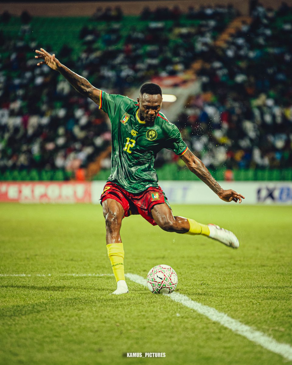 ClubeDoRemo's tweet photo. Em sua reestreia pela Seleção de Camarões nesta Data FIFA, o nosso zagueiro Duplexe Tchamba foi titular na vitória por 3 a 1 sobre Comores, pelas Eliminatórias da Copa Africana de Nações.

Mais um momento especial para o defensor azulino, representando seu país em campo. 🦁🇨🇲 https://t.co/jVWc2wIKgj